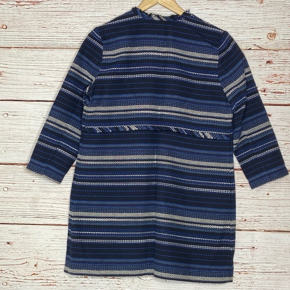 Vineyard Vines Striped Woven Jacket In Blue Sz XS - Picture 6 of 11